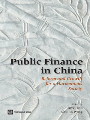 cover image of Public Finance in China